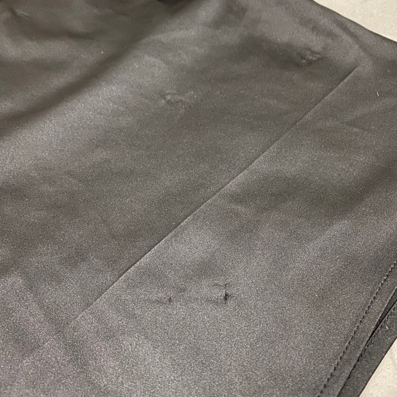 Dynamite Black Satin Midi Slip Dress - Picture 5 of 9